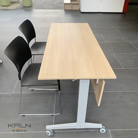 Table de formation pliante en acier pour salle de conférence, système de bureau pour projets d'école et de bureau, approvisionnement en gros