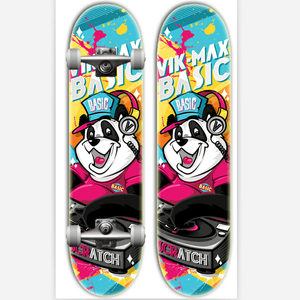 สเก็ตบอร์ดมืออาชีพสำหรับผู้เริ่มต้น ผู้ใหญ่ วัยรุ่น เด็กหญิง เด็กชาย  แผ่นไม้เมเปิ้ล 7 ชั้น - Product Image 3