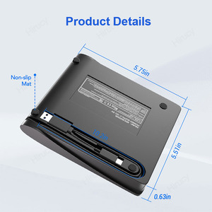 Graveur de disque externe USB 3.0/TYPE C, graveur de <span class=keywords><strong>DVD</strong></span>/CD-RW, <span class=keywords><strong>enregistreur</strong></span> de <span class=keywords><strong>lecteur</strong></span> optique portable <span class=keywords><strong>pour</strong></span> ordinateur portable - Product Image 4