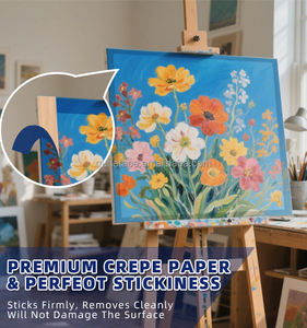 Ruban <span class=keywords><strong>de</strong></span> <span class=keywords><strong>masquage</strong></span> multi-surfaces, ruban <span class=keywords><strong>de</strong></span> peinture bleu qui protège les surfaces et s'enlève facilement, ruban <span class=keywords><strong>de</strong></span> <span class=keywords><strong>masquage</strong></span> pour une utilisation en intérieur et en extérieur - Product Image 5