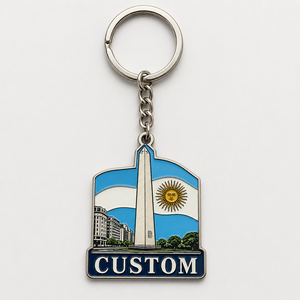 Llavero Personalizado al por Mayor de Alta Calidad con Bandera de <span class=keywords><strong>Argentina</strong></span>, Diseño de América del Sur, Recuerdo Turístico - Product Image 2