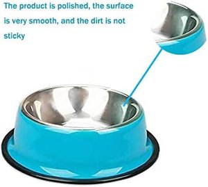 Venta al por Mayor de Tazones Portátiles Multicolores Antideslizantes de Acero Inoxidable para Perros, Redondos, de 200 ml, con Dispensador Automático de Agua para Perros Pequeños y Grandes - Product Image 4