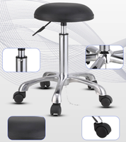 Chaise fabriquée en cuir PU avec des propriétés antistatiques, adaptée aux hôpitaux et aux laboratoires, directement de l'usine