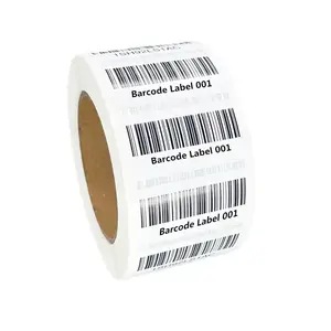OEM Printing UPC Barcodes Stickers Thermal Label Paper Waterproof Printable Thermal Paper Label