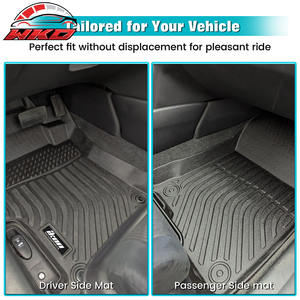 Alfombrillas para todo clima para Honda Accord 2008-2012, revestimiento de alfombra, TPE moldeado en 3D, impermeable - Product Image 6