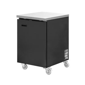 Réfrigérateur commercial de barre de stockage de boissons de porte en verre simple de 24 "<span class=keywords><strong>meilleur</strong></span> réfrigérateur mobile de barre arrière d'acier inoxydable - Product Image 3