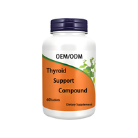 Compléments alimentaires pour la thyroïde OEM/ODM avec complexe d'iode, de sélénium, de zinc et de vitamine E, comprimés pour la thyroïde, compléments alimentaires pour hommes et femmes