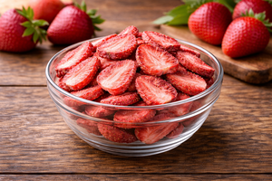 Rodajas de Fresa Liofilizadas Dulces de la Mejor Calidad, 100% Fruta Real, Saludables y Naturales, Snack a Granel, Sin Azúcar Añadido, Listas para Comer - Product Image 3