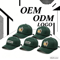 Casquette de golf sportive imperméable à 5 panneaux avec logo personnalisé de haute qualité, perforations découpées au laser, respirante, fermeture snapback 100%
