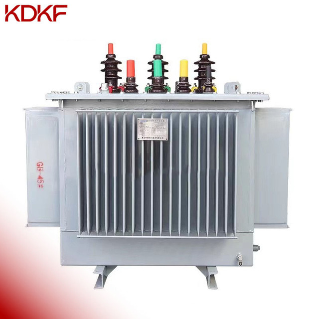 Oil-Immersed Three Phase Distribution Transformer 150-600KVA 10kV 11kV 35kV 60Hz Layer Coil 480V Output KDKF Brand
