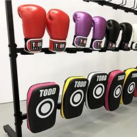 Organisateur de salle de sport Garage 40 paires de supports de rangement en métal pour gants de boxe Présentoir pour salle de sport