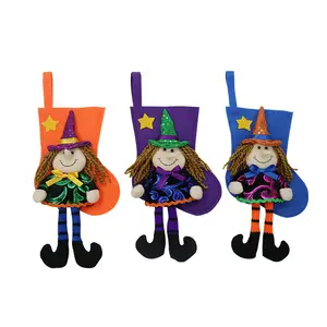Good Witch ถุงเท้า Befana,ถุงเท้าของตกแต่งวันฮาโลวีนถุงเท้าของขวัญ - Product Image 1