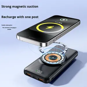 Batería <span class=keywords><strong>Externa</strong></span> 22 de Carga Rápida Inalámbrica Ultra Delgada Magnética para Teléfono, Banco de Energía de Estado Sólido de 20000 mAh - Product Image 2