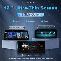 Pantalla Táctil de 12.3'' con Kit Completo de Marco de Panel de Instrumentos ABS para SANTAFE 2006-2012, LHD/RHD, con Sistema Multimedia Android, GPS y Amplificador