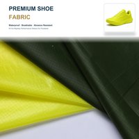 Tissu en nylon tissé enduit de PU, résistant à l'eau, à l'usure et aux UV, 30Dx30D, pour chaussures, sacs à dos et abris