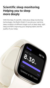 นาฬิกาอัจฉริยะ Xiaomi Redmi Watch <span class=keywords><strong>3</strong></span> หน้าจอ AMOLED สี่เหลี่ยมขนาด 1.75 นิ้ว มาตรฐานกันน้ำ IP67 สายหนัง พร้อมเข็มทิศ รองรับการโทรแบบไร้สาย/GPS - Product Image 2