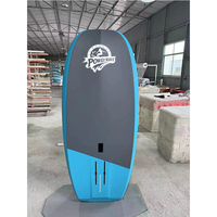 Fabrication en usine de feuille d'aile époxy SUP Hydrofoil Surf Board est livré avec un sac pour l'utilisation des eaux océaniques