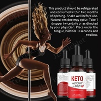 OEM Etiqueta Privada Keto gotas supresor del apetito orgánico vegano KETO gotas líquidas Keto dieta gotas