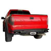 Pare-chocs arrière pouvant être équipé d'un treuil, barre de protection arrière, barre anti-choc tout-terrain, adapté à Ford Raptor F150 2009-2014