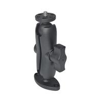 Support universel pour caméra de surveillance sur arbre avec vis 1/4, rotule 360° pour GoPro/panneau solaire/accessoire de caméra de chasse en extérieur