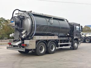 Factory Direct Sale 6×4 Shacman Sewer Vacuum <b>Suction</b> & Jetting Truck, Euro 3 Emission, Left-Hand Drive - Product Image 6