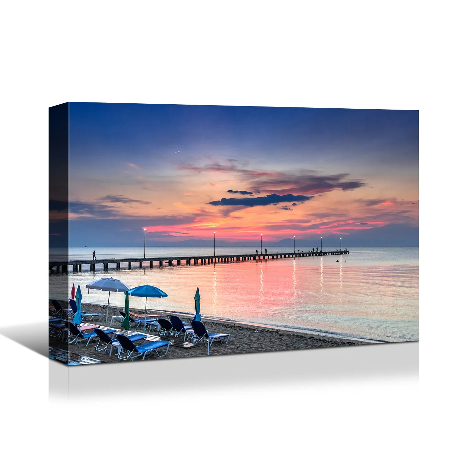 Coastal scenery seascape painting home decoration wall art canvas print for office living room home decor photo canvas