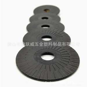 Arandela plana negra de 45 mm de diámetro, metálica, engrosada y duradera, accesorio para muebles - Product Image 5