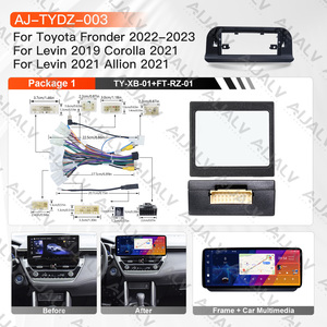 Kit de montage d'écran de navigation 12,3 pouces, remplacement OEM pour <span class=keywords><strong>Toyota</strong></span> Frontlander 2022-2023 Levin <span class=keywords><strong>GT</strong></span> 2019, pièces de modification intérieure de voiture - Product Image 4