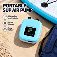 Pompe à air sans fil 20 PSI pour SUP, gonfleur et dégonfleur électrique rechargeable pour planche à pagaie avec affichage numérique pour tente gonflable