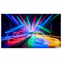 Fil EL avec un éclat lumineux et uniforme, sans effet granulé. Choix de couleurs multiples pour l'ambiance des bars, des KTV et des discothèques. Effets nocturnes époustouflants