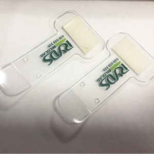 Transparent Parking Ticket Holder 7.5x4Cm Plastic Wallet For Business Cards And Receipts - Product Image 2
