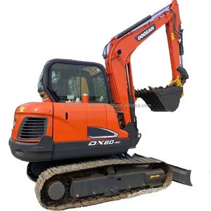 รถขุดมือสอง DOOSAN DX60 ปี 2023 ราคาถูก น้ำหนัก 6 ตัน เครื่องยนต์สมบูรณ์ ประสิทธิภาพดี เครื่องจักรก่อสร้างไฮดรอลิกเกาหลี กำลัง 40 กิโลวัตต์ - Product Image 1