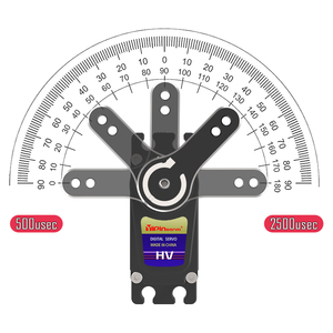 YIPINservo 55KG YP3255BLS Digitaler Servomotor Bürstenlos Hochdrehmoment Metall Winkelgesteuert IP68 1:8 1:10 <span class=keywords><strong>TRX6</strong></span> Scx10 RC Crawler - Product Image 6