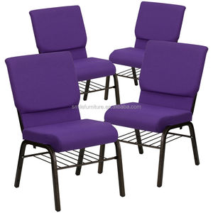 Wholesale Commercial Furniture Theatre <strong>Chair</strong> <strong>Auditorium</strong> Purple Fabric Church <strong>Chairs</strong> - Product Image 1