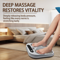 P90 P100 Edelstahl Großhandel Elektrische Automatische Körpermassageplatte mit Mehrfachgeschwindigkeit zur Blutzirkulation und Beinmassage