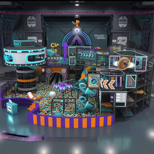 Schöner Baby-Mall Cyberpunk-Labyrinth-Spielpark, kommerzielles Kinderspielzentrum, Naughty Castle, großer Indoor-Spielplatz mit Weltraumthema für Kinder - Product Image 1