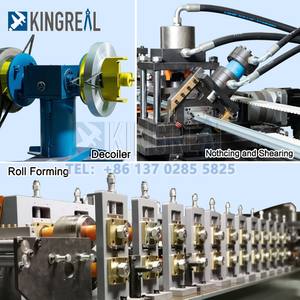 Voll automatische 120 m/min Metall-Trockenbau bolzen und Ketten walzen form maschine Stahlrahmen c u Kanal profil herstellungs maschine <span class=keywords><strong>CE</strong></span> - Product Image 3