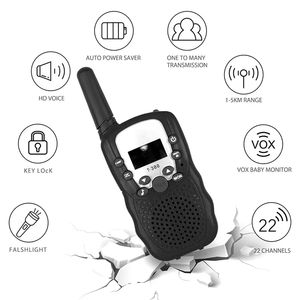 Walkie-Talkie Jumon Resistente al Agua, Frecuencia Europea y Americana, Portátil, Inalámbrico, para Exteriores, Uso Civil, Alcance de 3 km, Juguete para Niños - Product Image 2