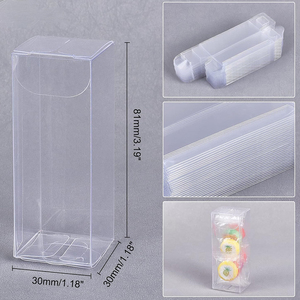 Scatole Regalo in Plastica PET Trasparente Riciclabile ed Ecologica per Dolci, Sushi e Gelatine, Ideali per Bomboniere - Product Image 2