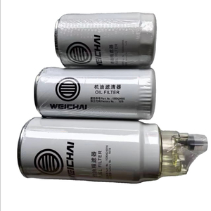 ไส้กรองรถบรรทุก, ไส้กรองน้ำมันเครื่องรถตัก, ไส้กรอง Weichai 1000424916A 1000442956A 1000424655A ไส้กรองอากาศ ไส้กรองน้ำมันเครื่อง - Product Image 1