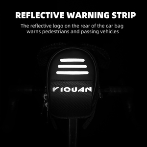 <span class=keywords><strong>Sac</strong></span> de <span class=keywords><strong>selle</strong></span> de vélo étanche réfléchissant rayé vtt <span class=keywords><strong>sac</strong></span> de queue de vélo de <span class=keywords><strong>route</strong></span> petit <span class=keywords><strong>sac</strong></span> de rangement <span class=keywords><strong>sac</strong></span> de pochette à outils arrière de siège de vélo - Product Image 5