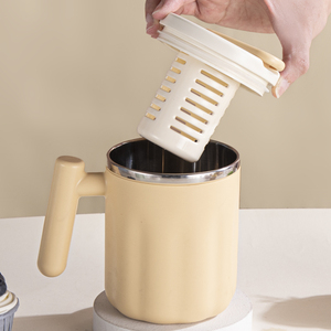 Tasse à café en acier inoxydable isolée et durable de 450ml avec couvercle étanche écologique pour l'école ou un usage quotidien - Product Image 4