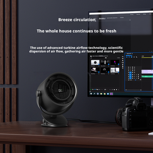 Clip-On Tốc Độ Cao Bàn <span class=keywords><strong>Fan</strong></span> Với Màn Hình Kỹ Thuật Số Kỷ Nguyên Mới Đa-Sử Dụng Máy Tính Để Bàn Quạt Làm Mát - Product Image 3