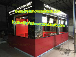Hot Bán Thức Ăn Nhanh Kiosk Nhượng Quyền Thương Mại, BBQ Kiosk Thiết Kế, Xách Tay Cà Phê Kiosk - Product Image 6