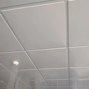 Plaques de <span class=keywords><strong>plafond</strong></span> suspendues en aluminium décoratives, imperméables et artistiques, 600x600, à clipser, pour centre commercial - Product Image 6