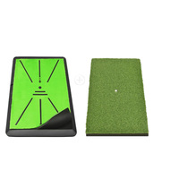 Tapis de golf pour le chipping le plus vendu, base en caoutchouc antidérapante, tapis d'entraînement de swing de golf 3-en-1 avec coussin interchangeable pour intérieur/extérieur