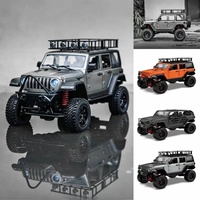 SANJOYO MN-128 2.4G 4WD RTR 1/12 Voiture RC Crawler Tout-Terrain avec Lumières LED, Chargeur, Câble USB, Portée de Télécommande de Plus de 50m, 4 Canaux