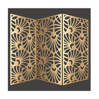 Facettes en acier perforées conception personnalisée, diviseur de pièces en métal découpé au Laser, écrans métalliques décoratifs, Partition de Restaurant