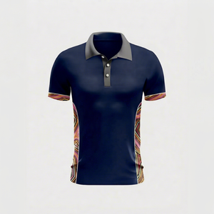 เสื้อโปโลผู้ชายลายชนเผ่า สไตล์สตรีทแวร์ลำลอง ระบายอากาศได้ดี ลายพิมพ์แบบทึบ ขายดี บริการ OEM จากผู้ผลิตชั้นนำ - Product Image 1