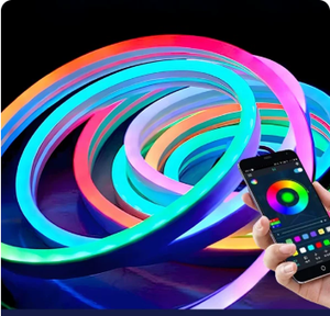 DC12V RGB Dream Color <b>LED</b> Neon <b>Strip</b> Bendable IP67 <b>Waterproof</b> For DIY Custom Logo Signage Neon <b>Light</b> Making - Product Image 3